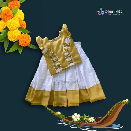 Children's onam 2025 dress