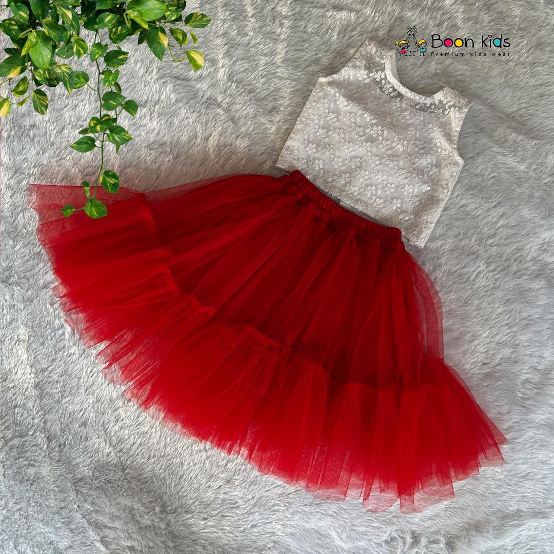 fancy skirt top for girl